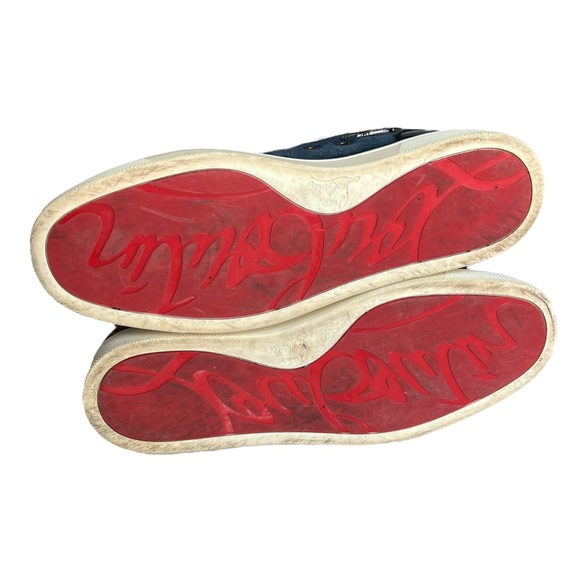 Christian Louboutin Mixkeolouis Flat Suede Multicolor Sneakers - Picture 16 of 16